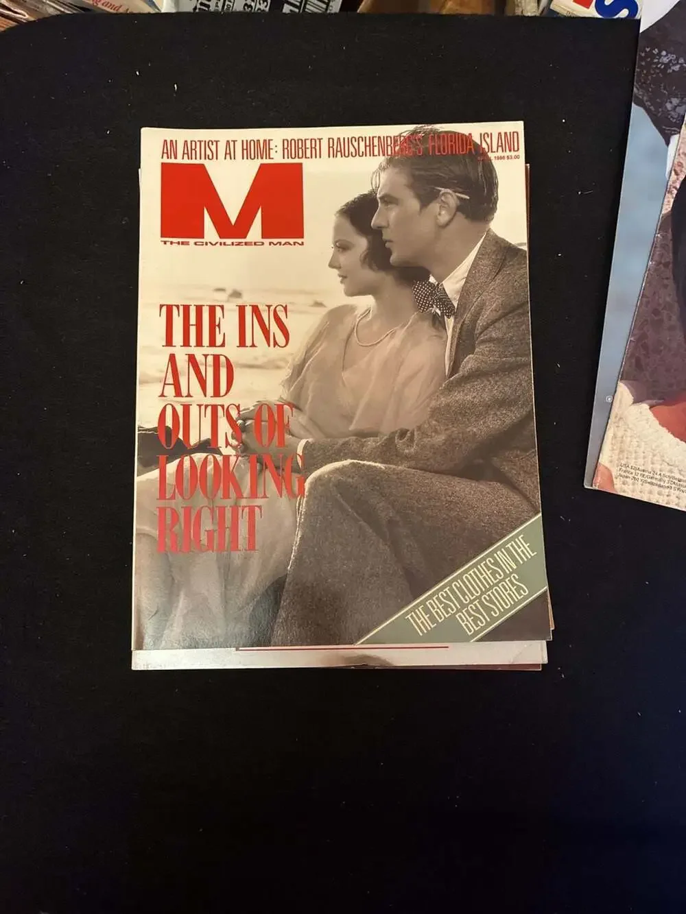 M The Civilized Man Magazine April 1986 The Ins and Outs of Looking Right